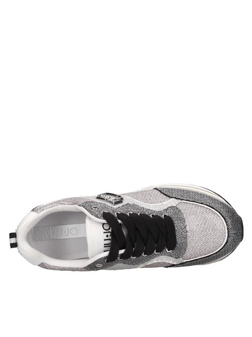 Sneakers in tessuto LIU JO | LIU JO MAXI 73ROSA-GRIGIO-BIANCO